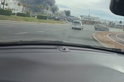 Incendiu la o fabrică din Severin: Mesaj RO-ALERT