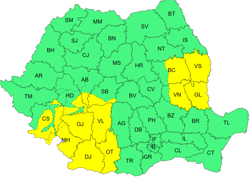 Vremea se răcește brusc! Cod galben în Oltenia - Jurnalul Olteniei – Știri din Craiova și Oltenia Vremea se răcește brusc! Cod galben în Oltenia