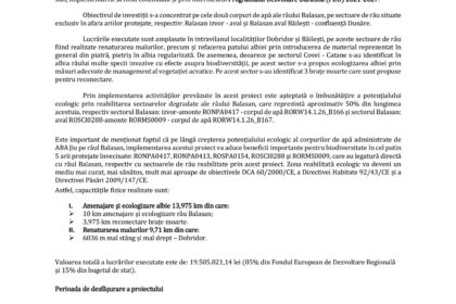EU and Romanian government letterhead with logo row and bold Romanian title: 'Comunicat de presă ... Data: 01.10.2026'