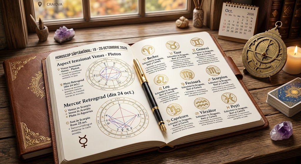 Horoscop 19-25 octombrie 2026: Ce surprize aduc astrele?