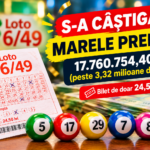 Loto 6/49: S-a câștigat marele premiu de 3,32 milioane €