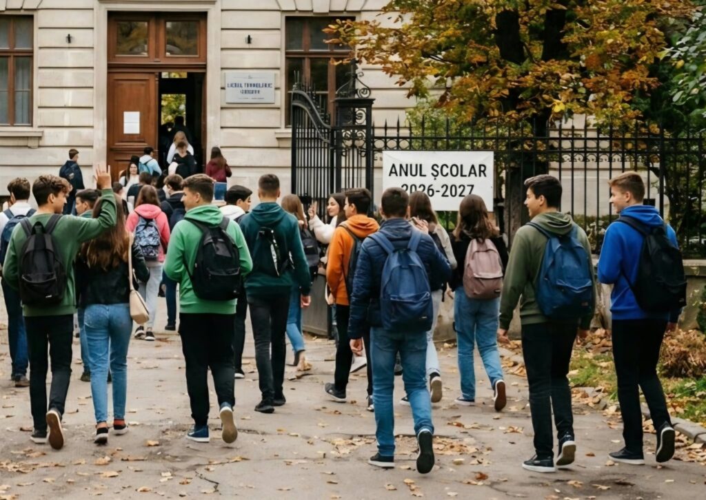 Elevii intră în prima vacanţă din anul şcolar 2026-2027. Foto generată cu AI - Jurnalul Olteniei – Știri din Craiova și Oltenia Elevii intră în prima vacanţă din anul şcolar 2026-2027. Foto generată cu AI