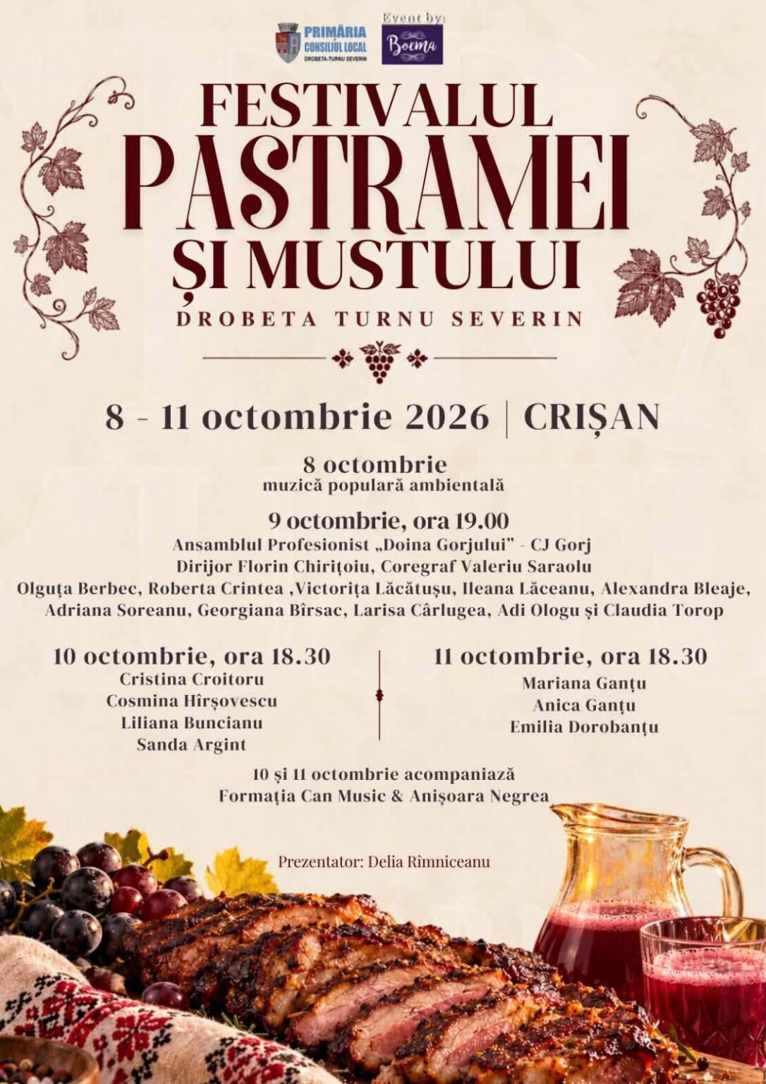 Festivalul Pastramei și Mustului revine la Severin