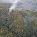 Vâlcea: Incendiul de la Băile Olănești, nestins de 9 zile