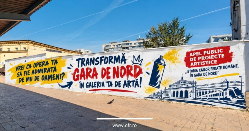 CFR caută artiști voluntari pentru o pictură murală