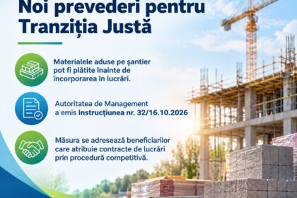 ADR Sud-Vest Oltenia: Plăți în avans pentru materiale de construcții