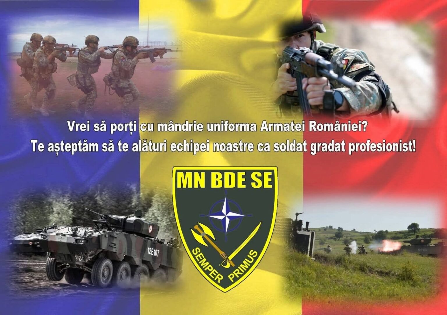 Brigada Multinațională Craiova recrutează soldați profesioniști