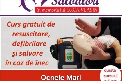 Ocnele Mari: Curs gratuit de salvare în caz de înec