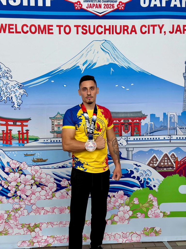Craioveanul Marius Licuț, pe podiumul Campionatului Mondial de Skandenberg din Japonia