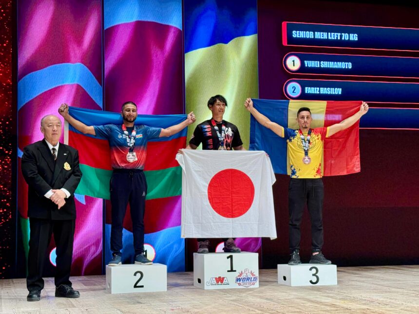 Craioveanul Marius Licuț, pe podiumul Campionatului Mondial de Skandenberg din Japonia