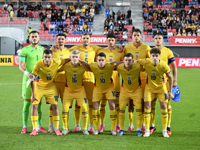 Naționala de tineret ratează șansa de a juca barajul pentru EURO 2027