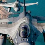 Două drone, doborâte de F-16 românești, deasupra Mării Negre. Foto: Facebook