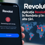 Aplicația Revolut a căzut în România și în alte țări. Foto generată cu AI