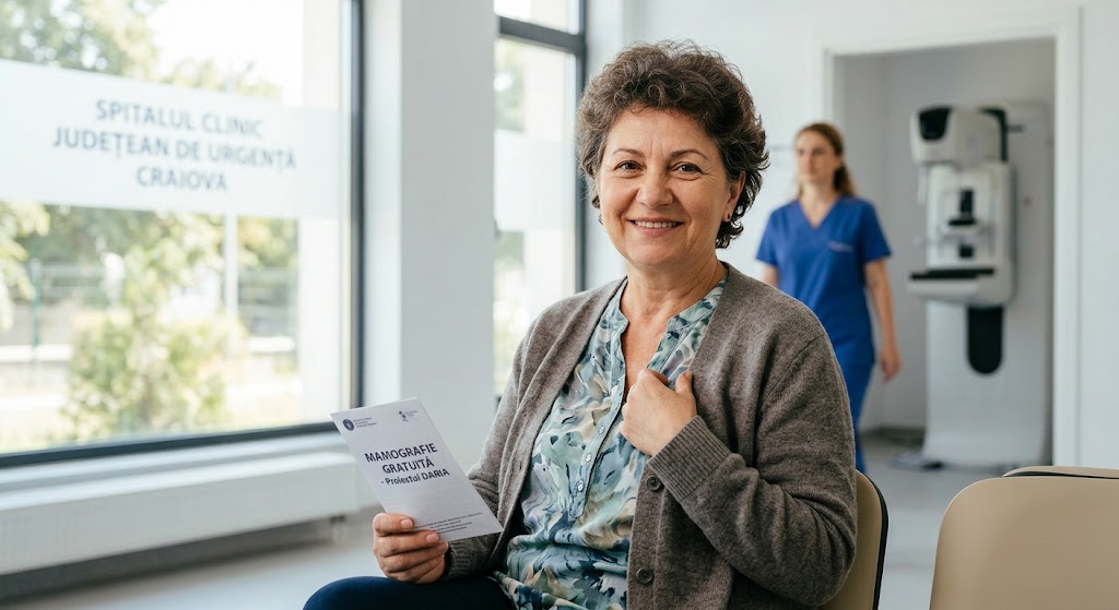 Mamografii gratuite pentru femeile din Dolj și din țară. Foto generată cu AI