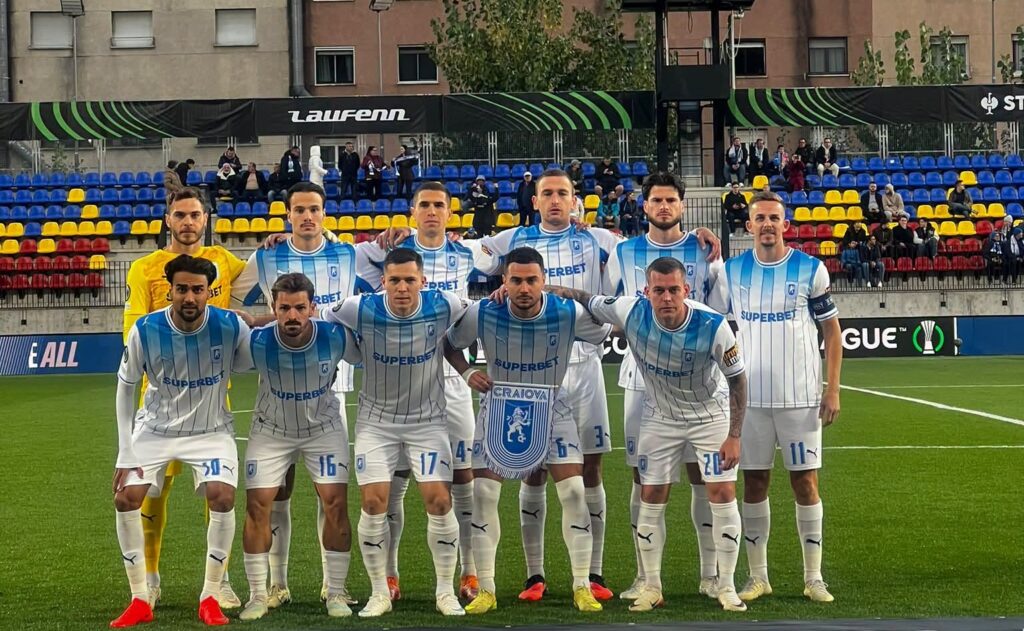 Victorie fără emoții pentru Universitatea Craiova în Conference League. Oltenii pot visa deja liniștiți la primăvara europeană