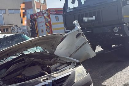 Accident grav pe DN7, la Râmnicu Vâlcea. Trafic îngreunat