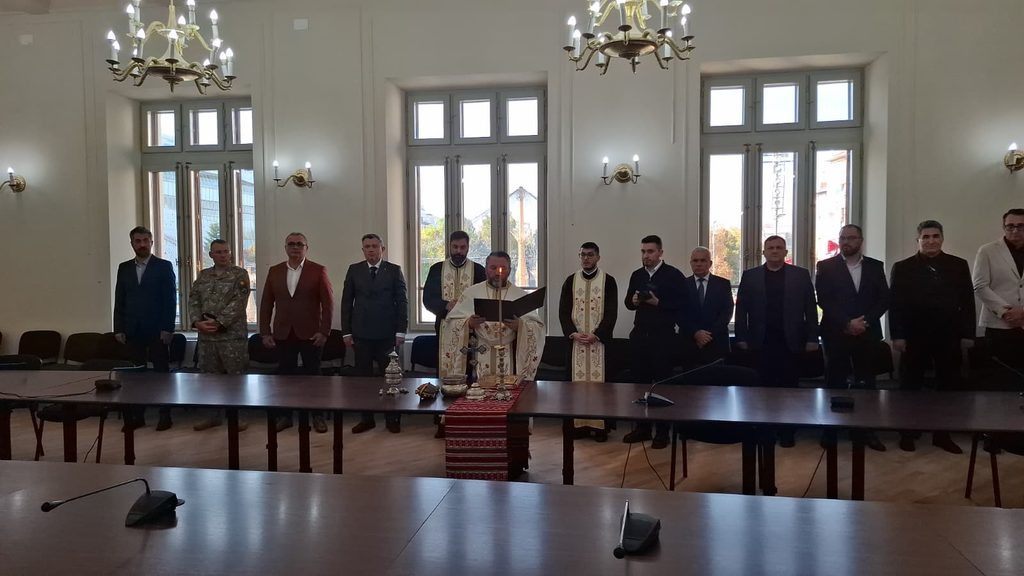 Craiova: Palatul Administrativ, sfințit după reabilitare